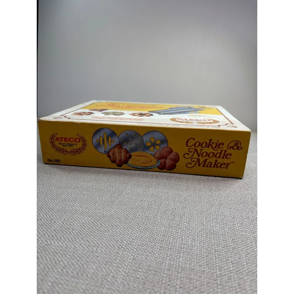 Vintage Ateco The Original Cookie & Noodle Maker #685 Complete Set